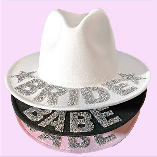 Bride Cowboy Hat, Babe Cowboy Hat, Nashville Bachelorette: Pink Babe Hat