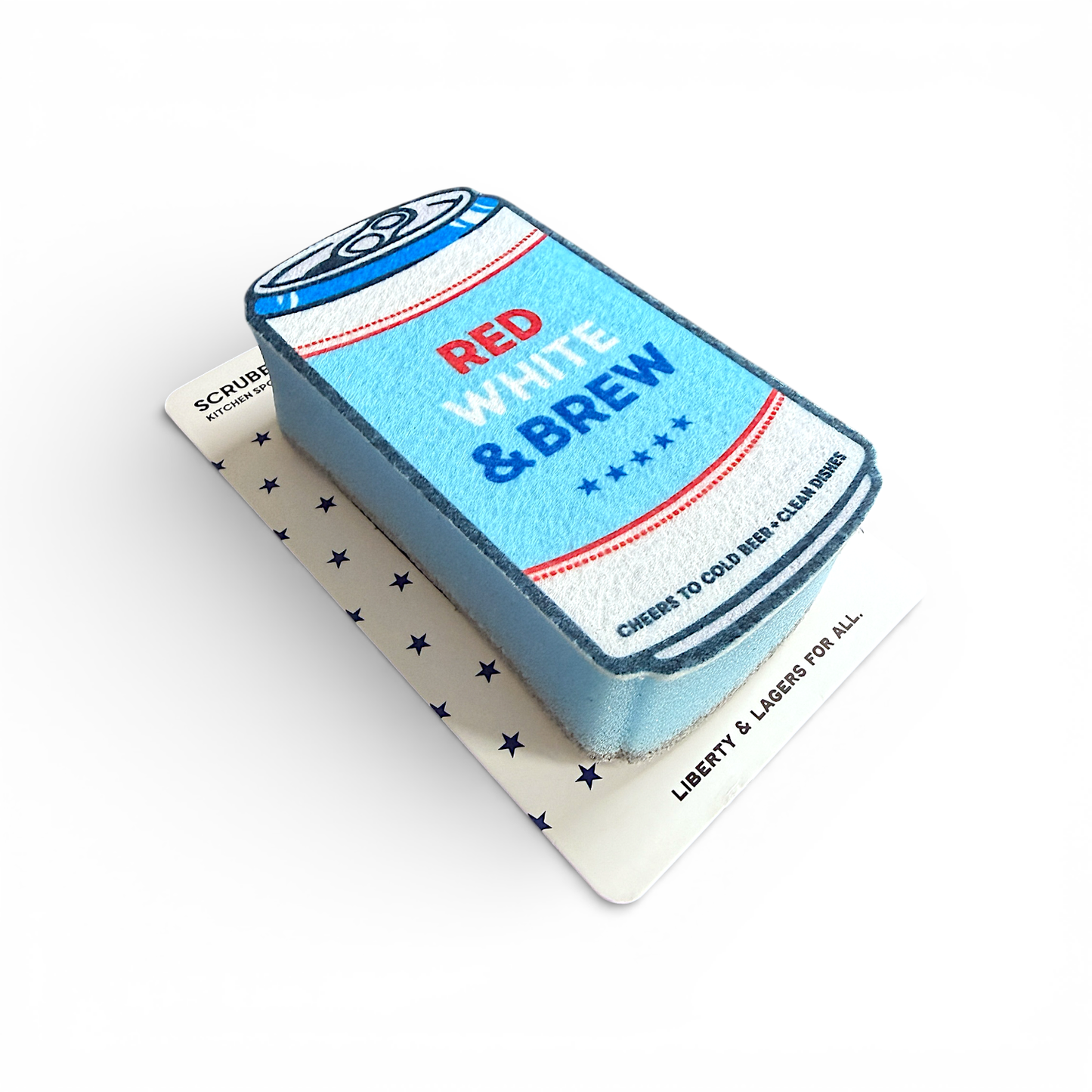 Beer Scrubbly - Patriotic Blue: Blue