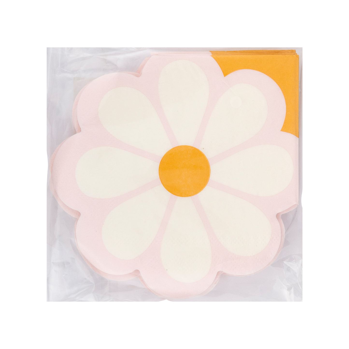 PLGOG37 - Disco Daisy Shaped Cocktail Napkin