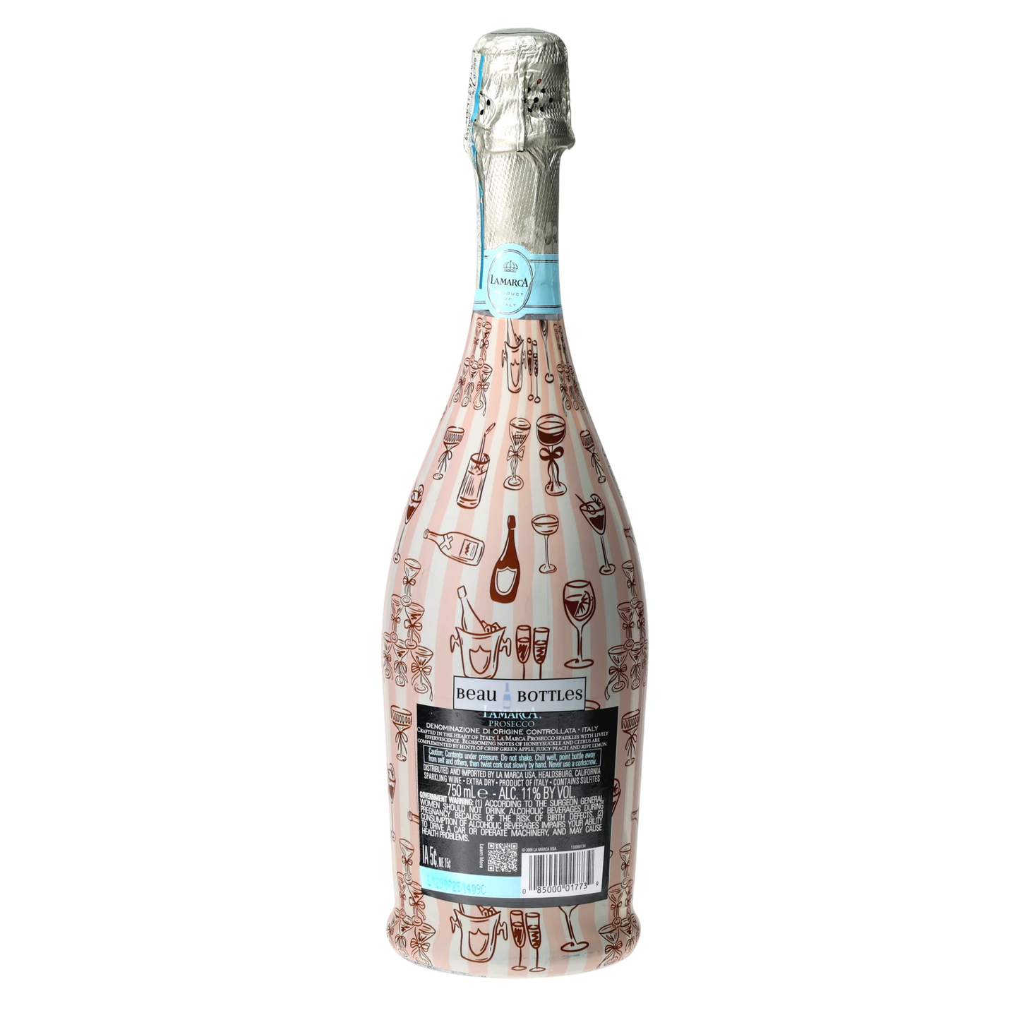 Toast & Bubbles Prosecco Bottle Wrap