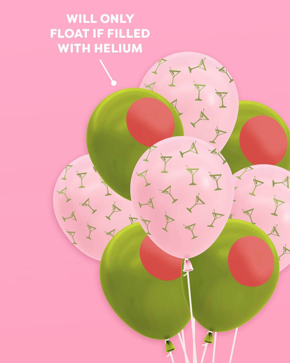 Dirty Martini Latex Balloons | Birthday Party, Bachelorette