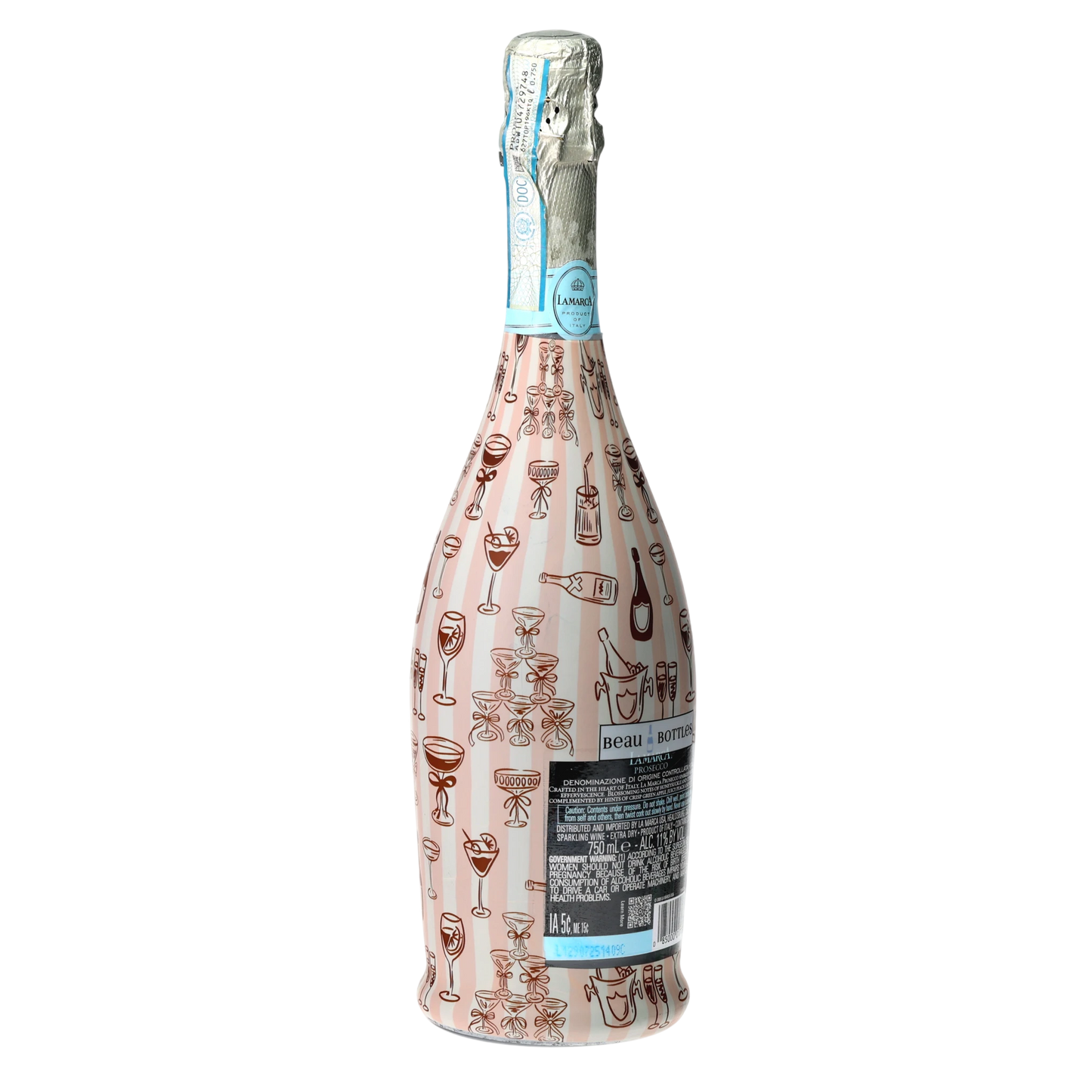 Toast & Bubbles Prosecco Bottle Wrap