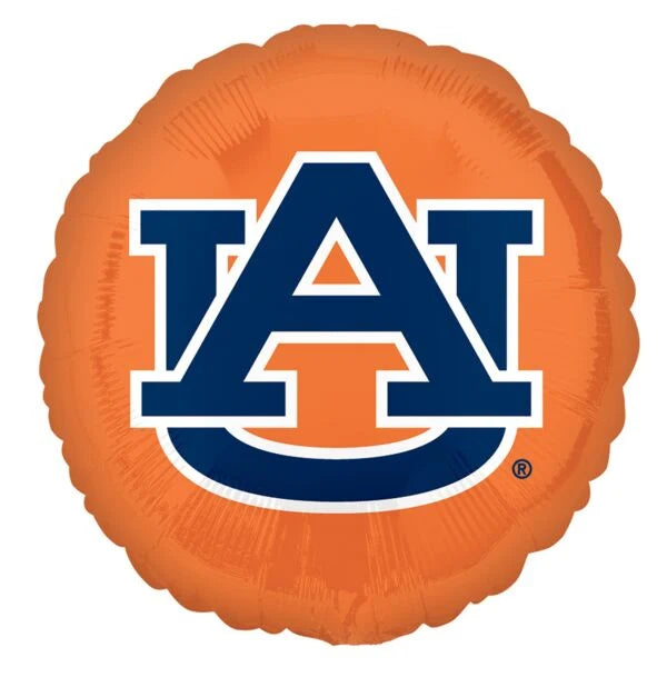 18 Inch Auburn University Round Foil Balloon