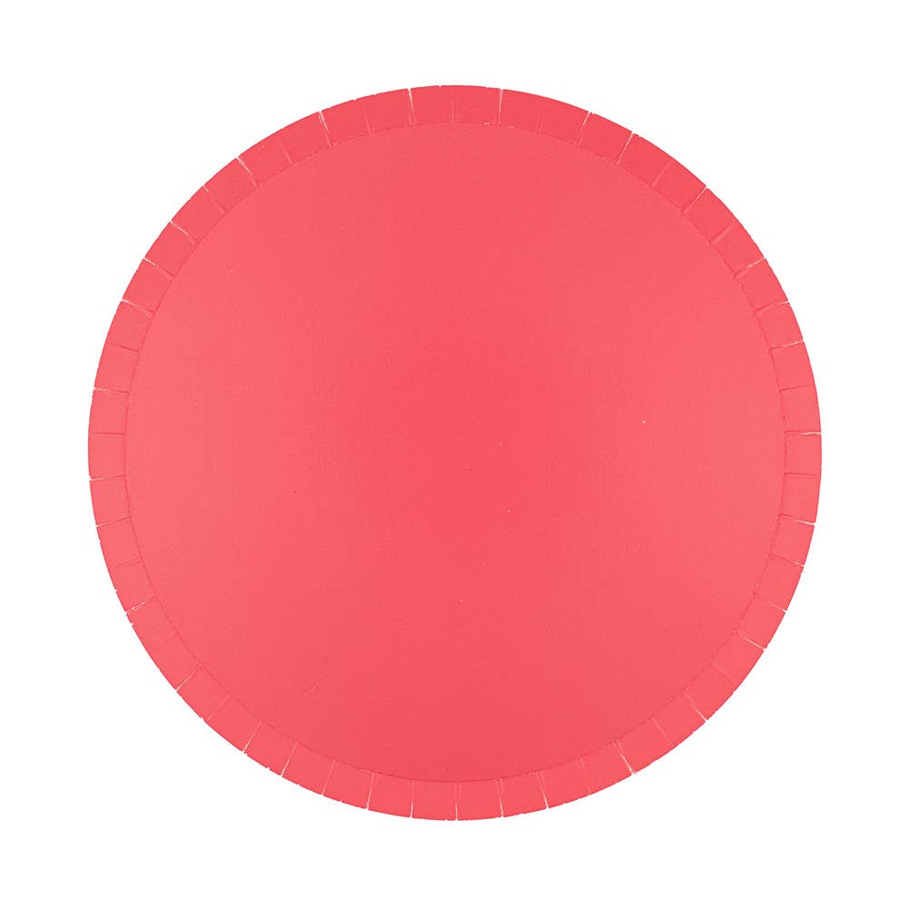 Shades Dinner Plates - 8 Pk. - 23 Color Options: Cherry