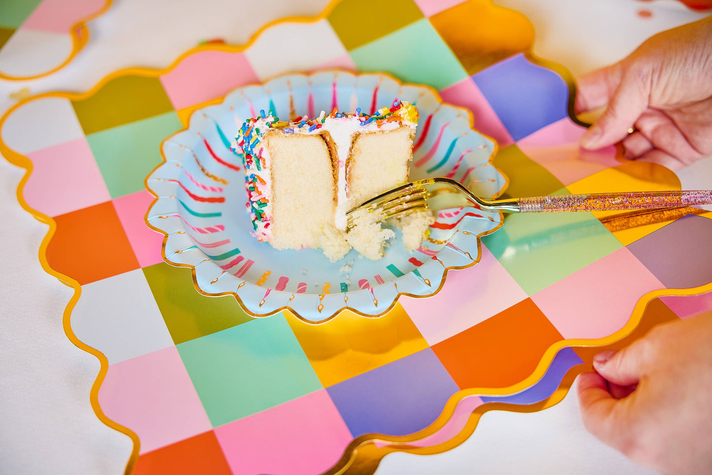 Birthday Wishes Dessert Plate Set