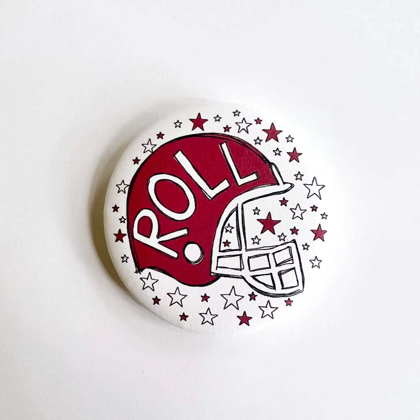 Roll Helmet Button