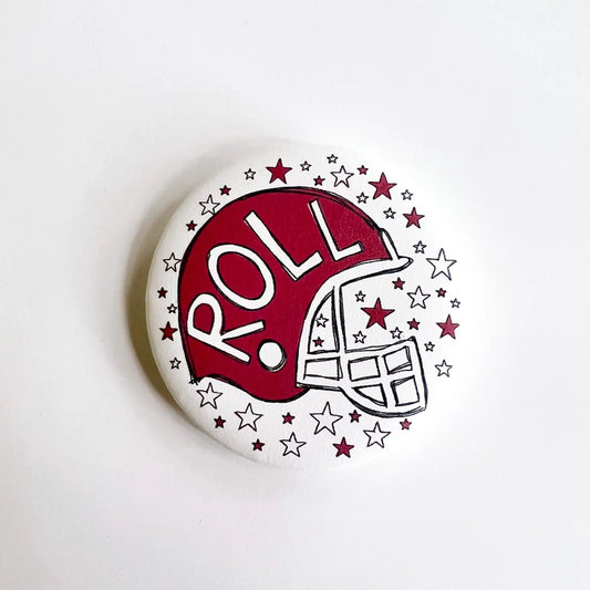 Roll Helmet Button