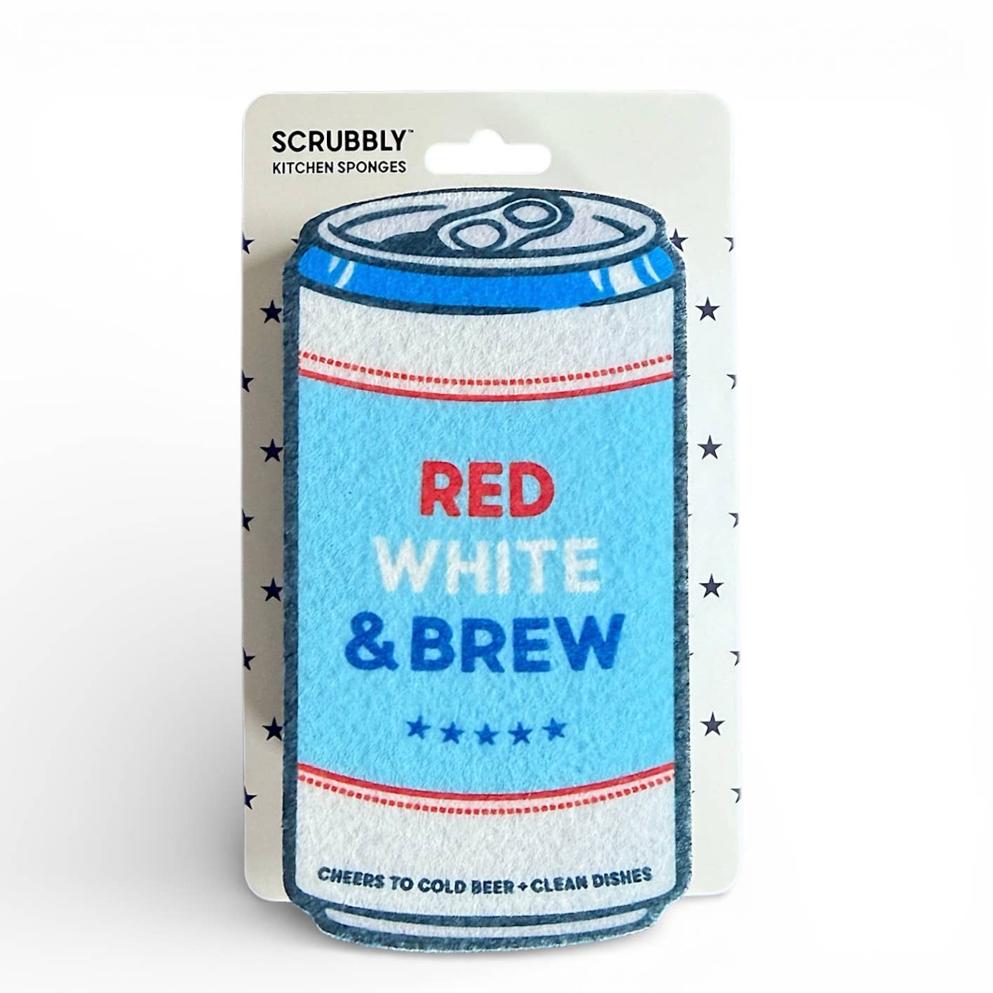 Beer Scrubbly - Patriotic Blue: Blue