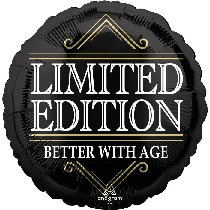 17 Inch Better With Age Round Foil Balloon