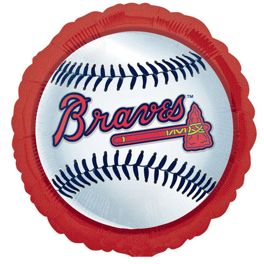 18 Inch MLB Atlanta Braves Foil Balloon