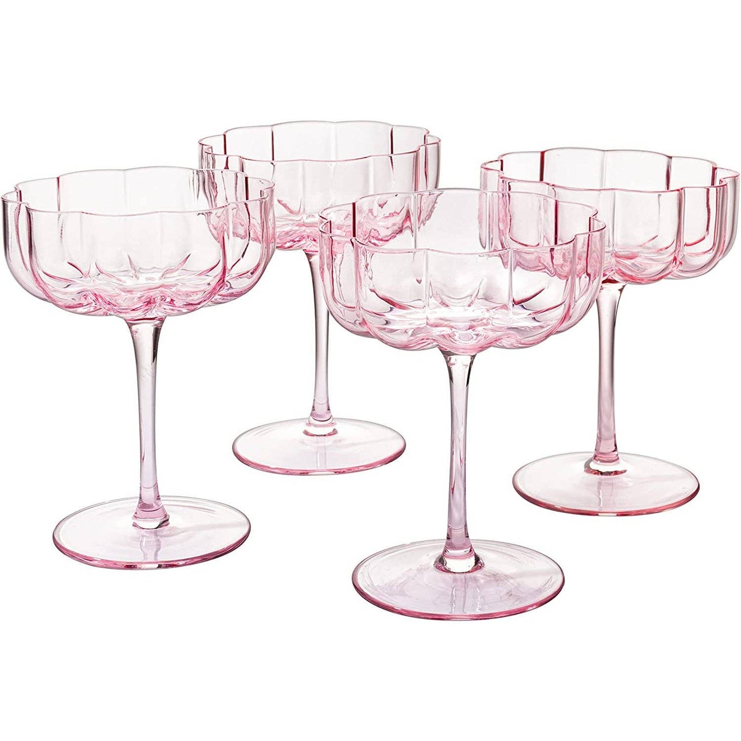 Elegant Flower  Champagne & Cocktail Coupes