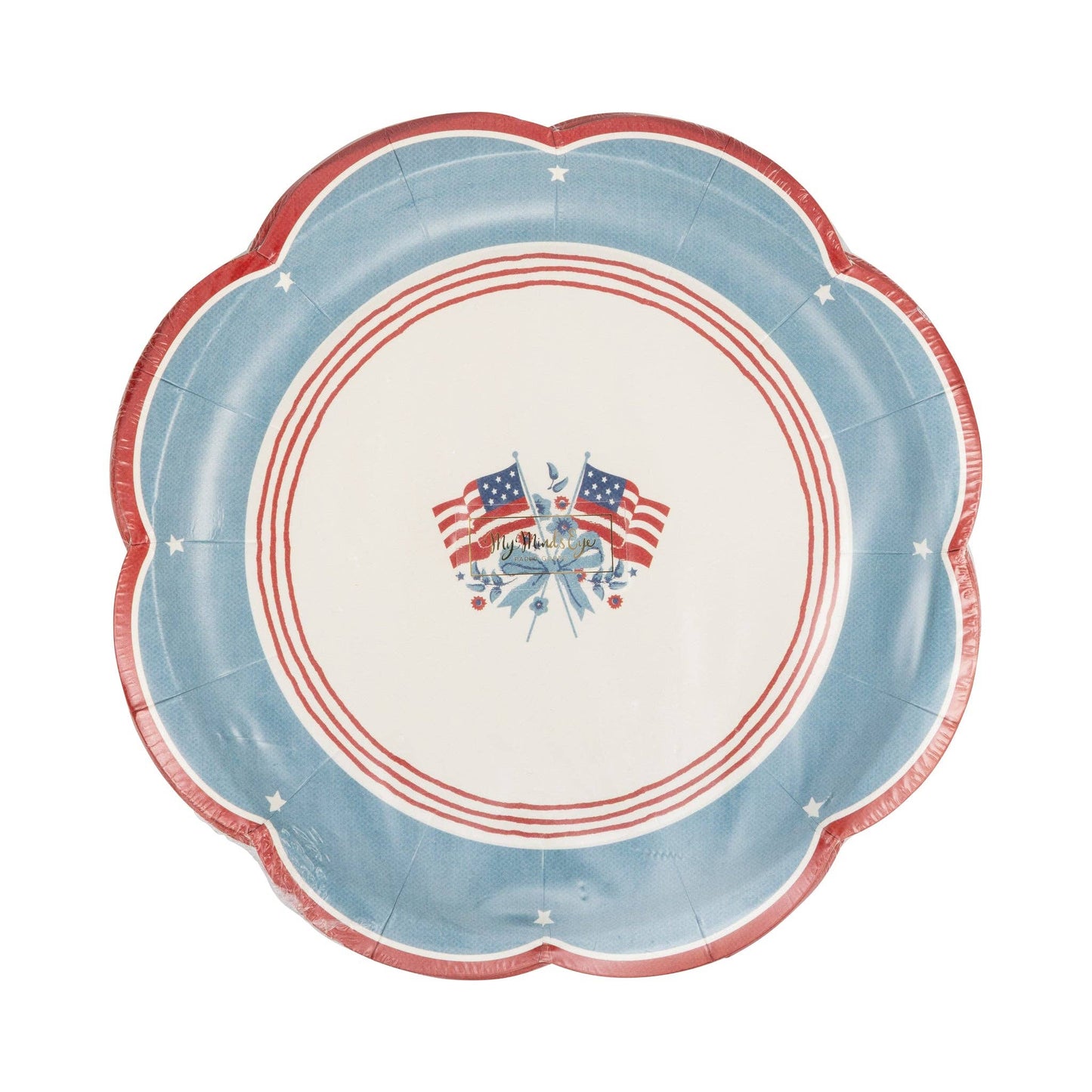 HAM1241 - Flag Paper Plate - 8"