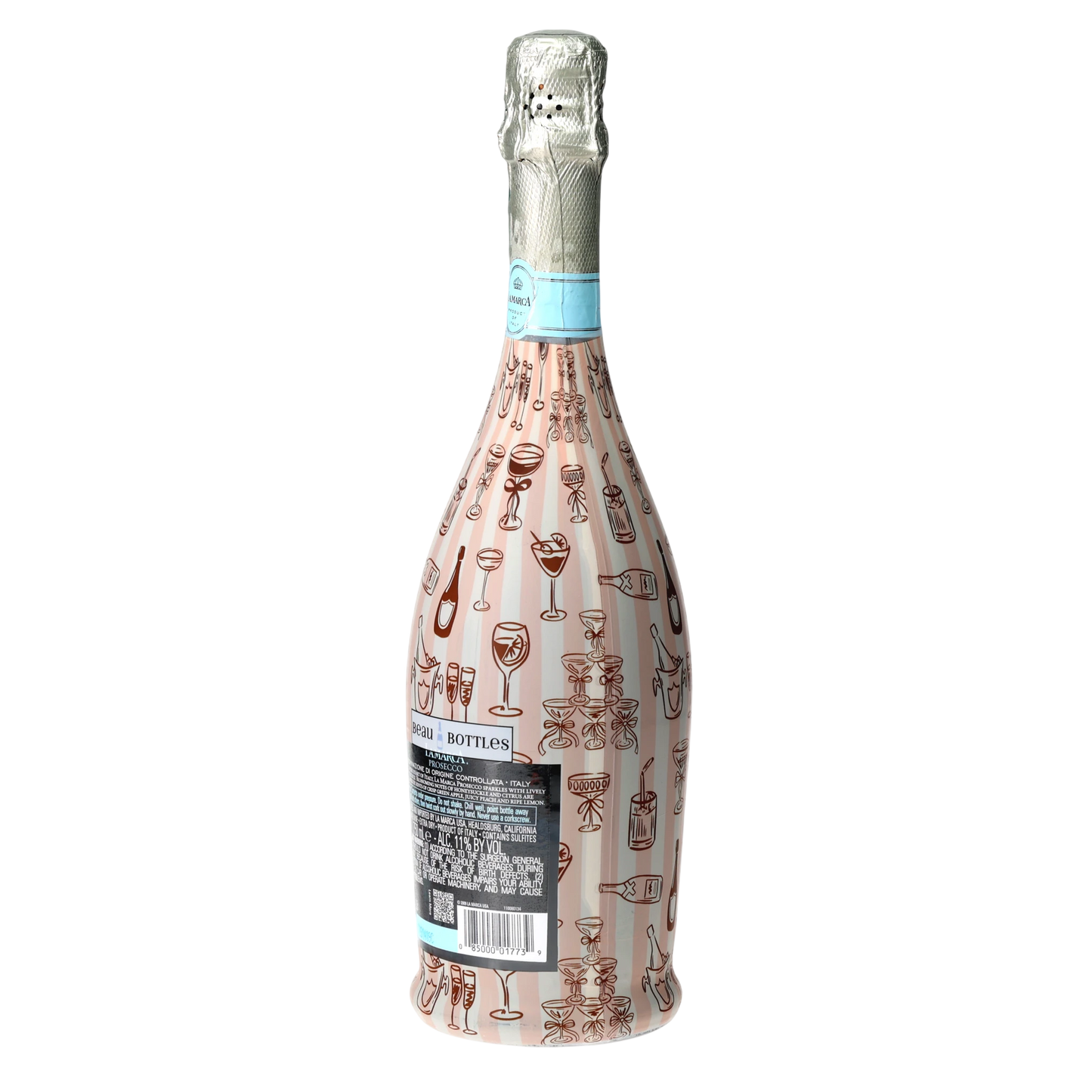 Toast & Bubbles Prosecco Bottle Wrap
