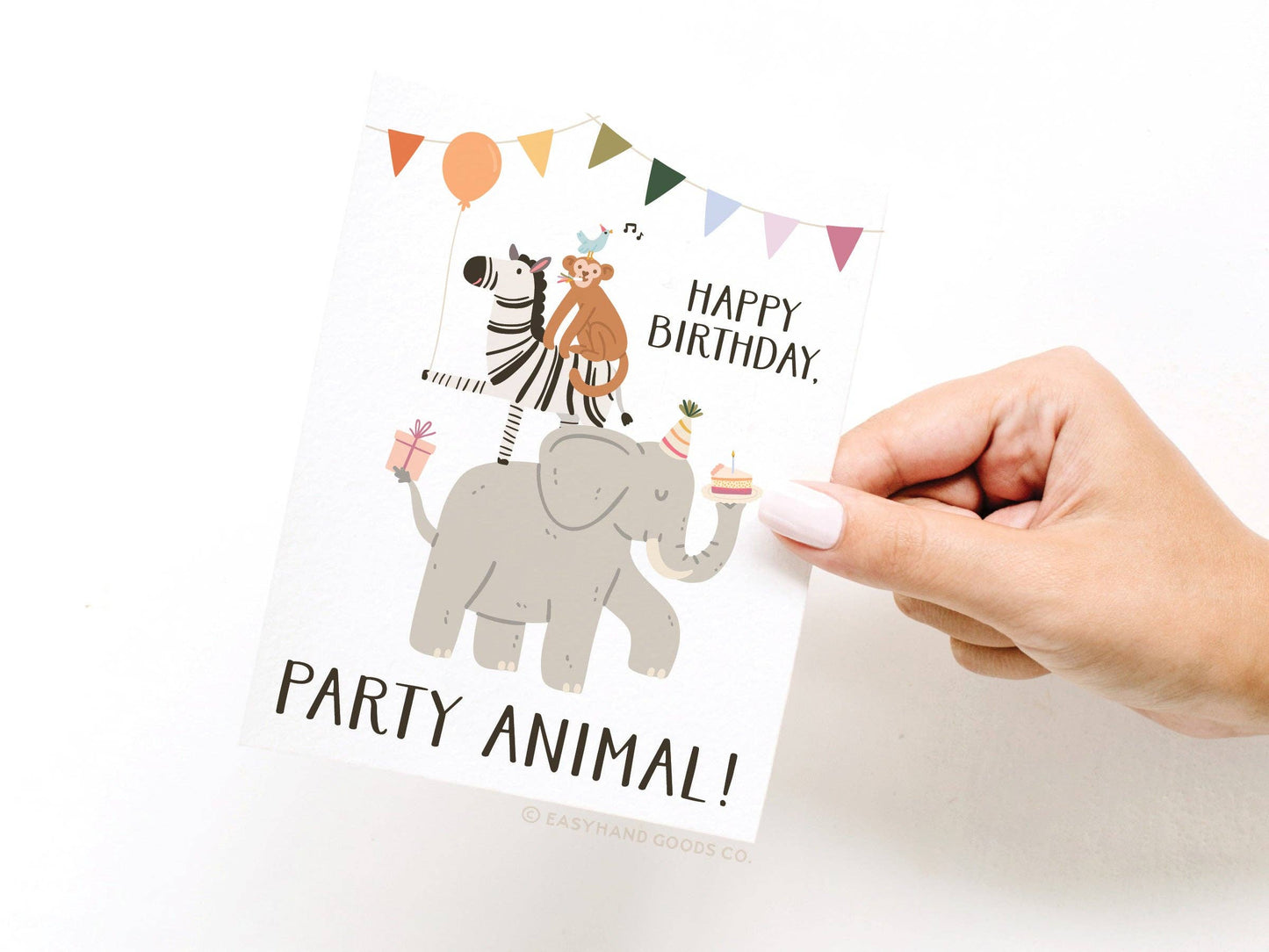 Happy Birthday Party Animal Greeting Card