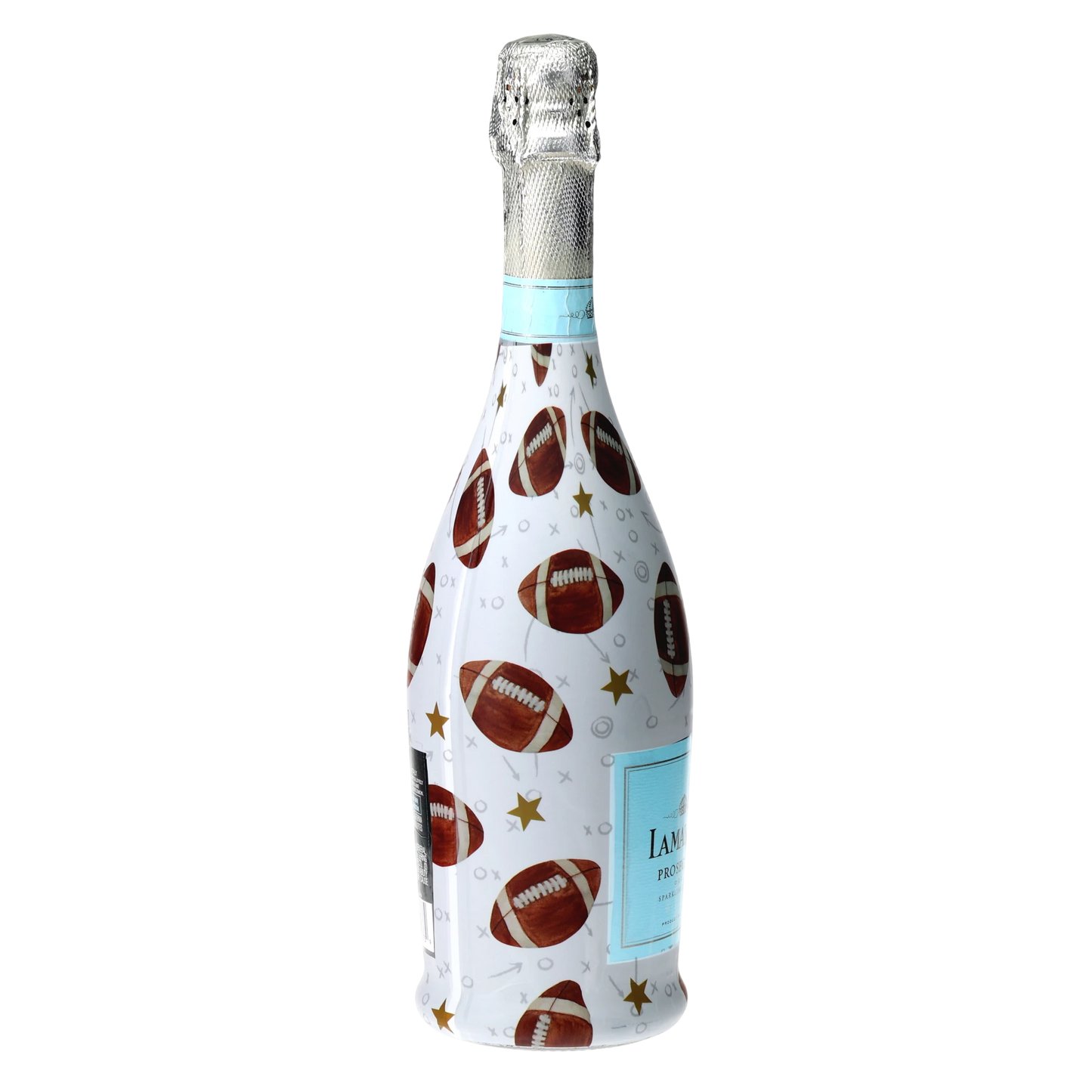 Football Prosecco Bottle Wrap