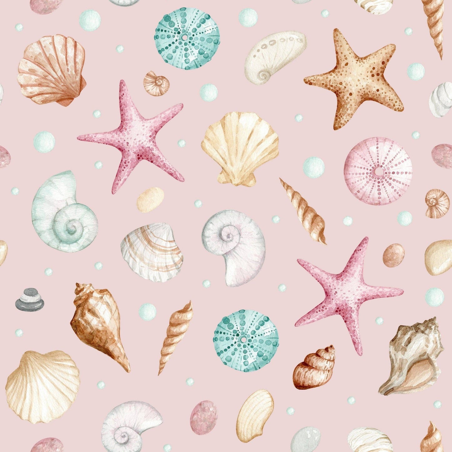 Pink Seashells Prosecco Bottle Wrap