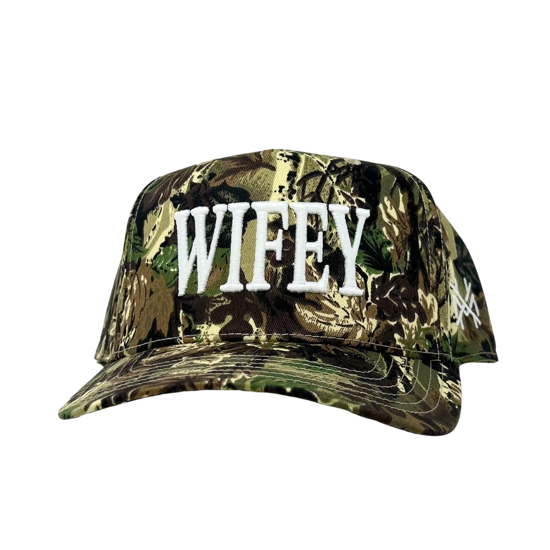 MHC Wifey Trucker Hat: Black/Natural Otto