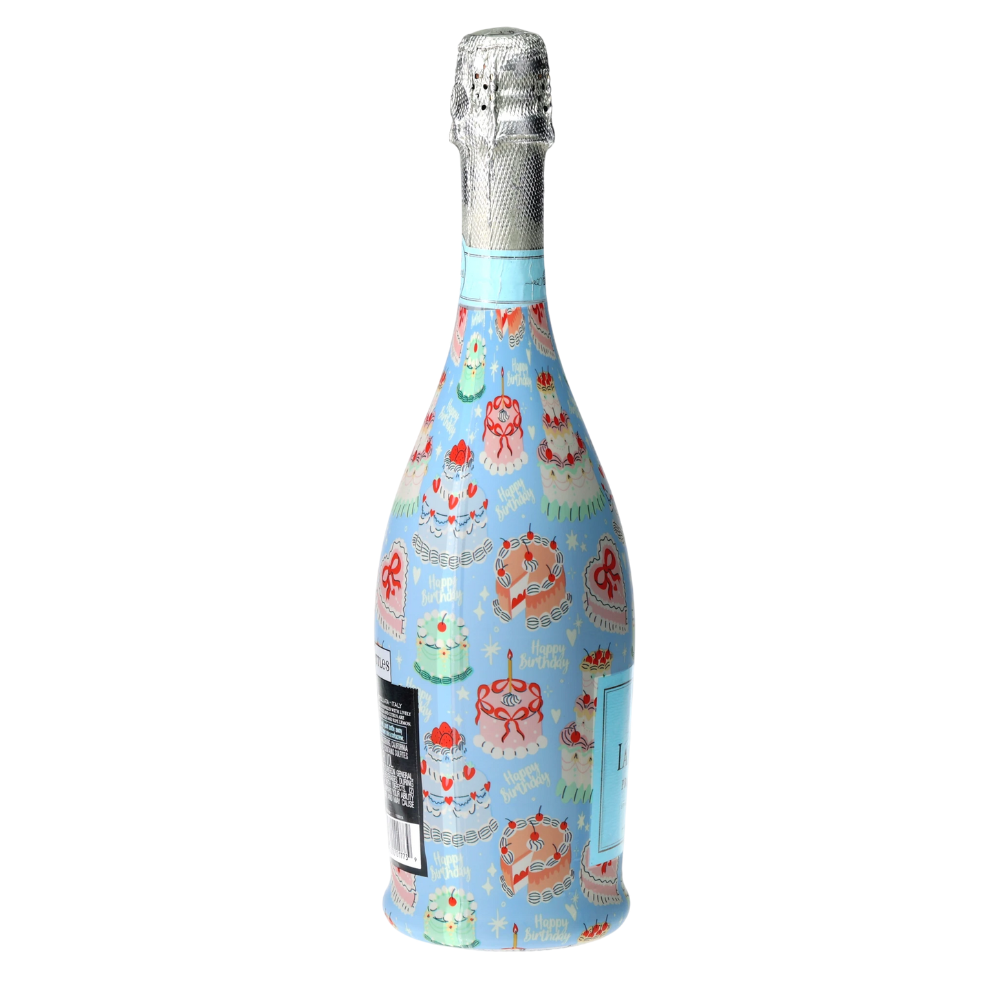 Birthday Patisserie Prosecco Bottle Wrap