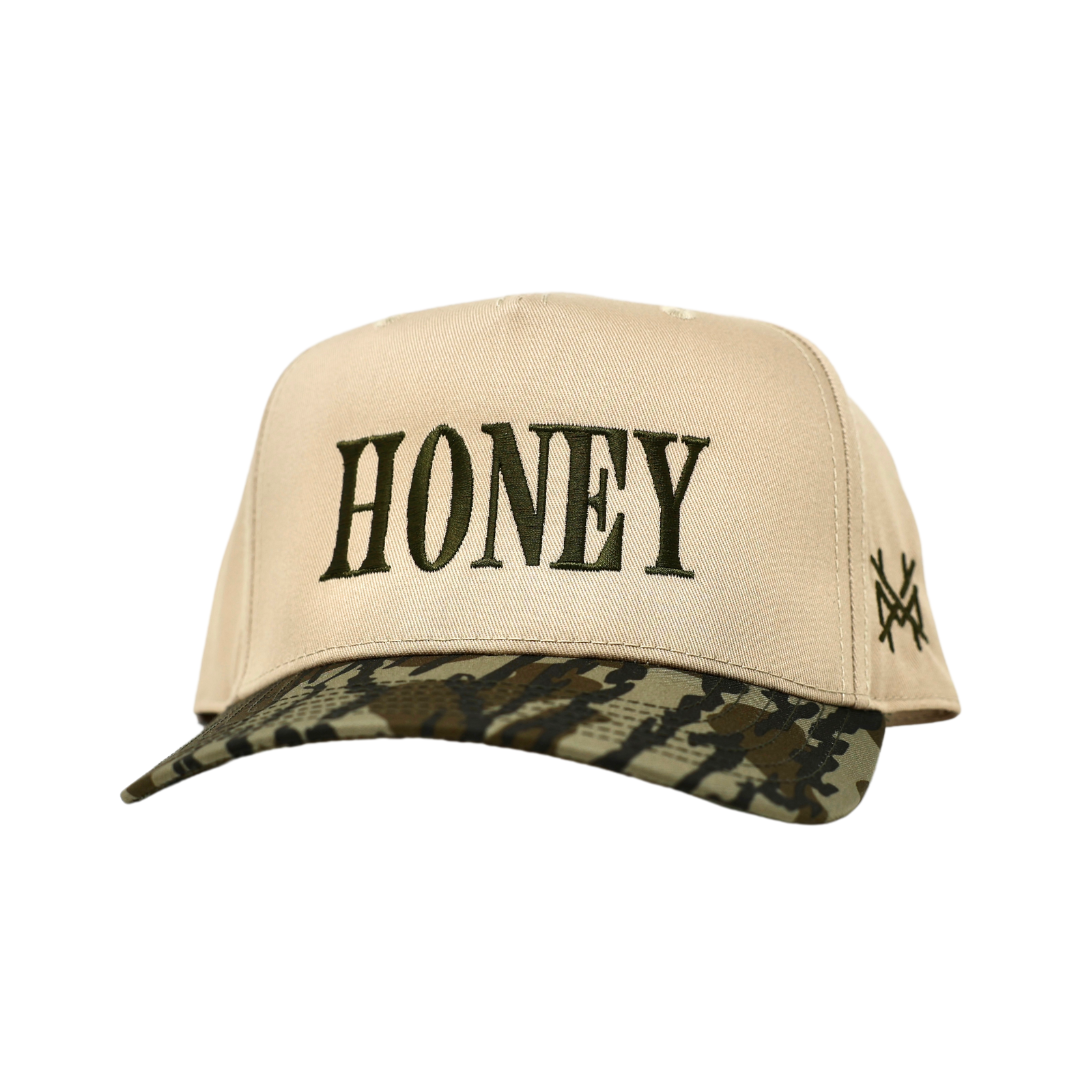 MHC HONEY Trucker Hat: Otto Dark Green/ Natural