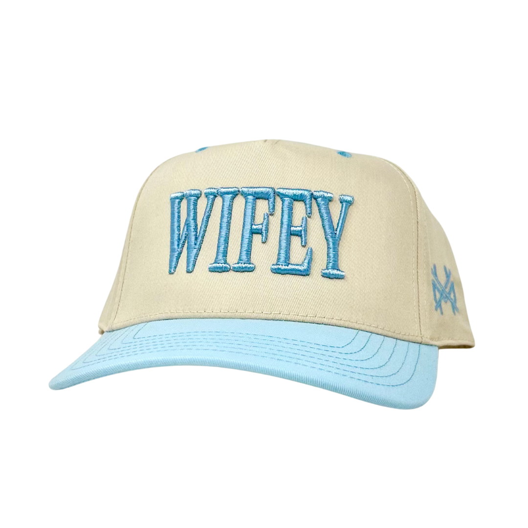 MHC Wifey Trucker Hat: Black/Natural Otto