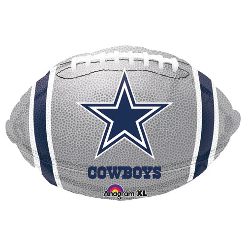 17 Inch Cowboys Football Foil Balloon