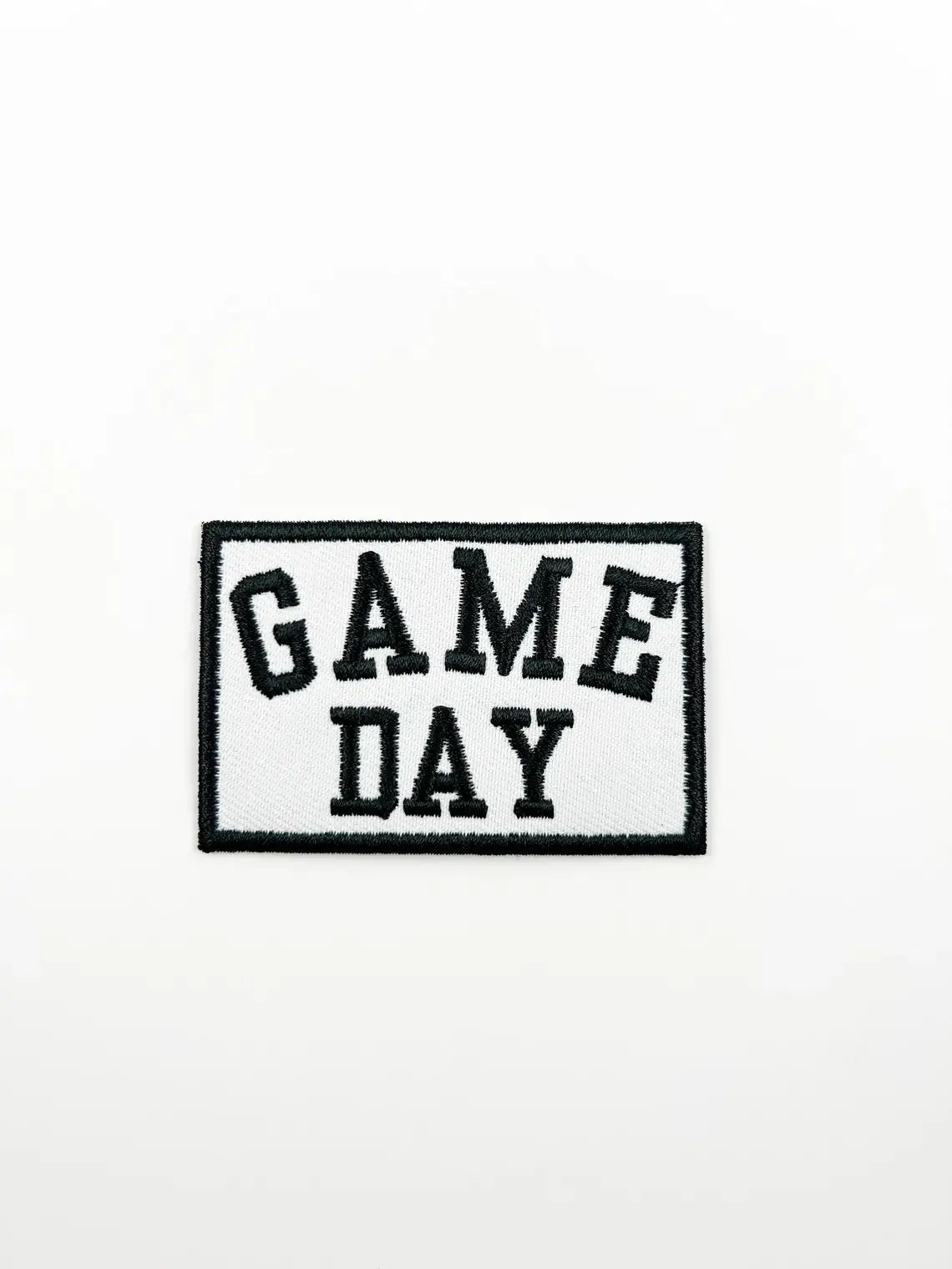 Game Day Embroidered Iron-On Patch Tailgate Football Trucker