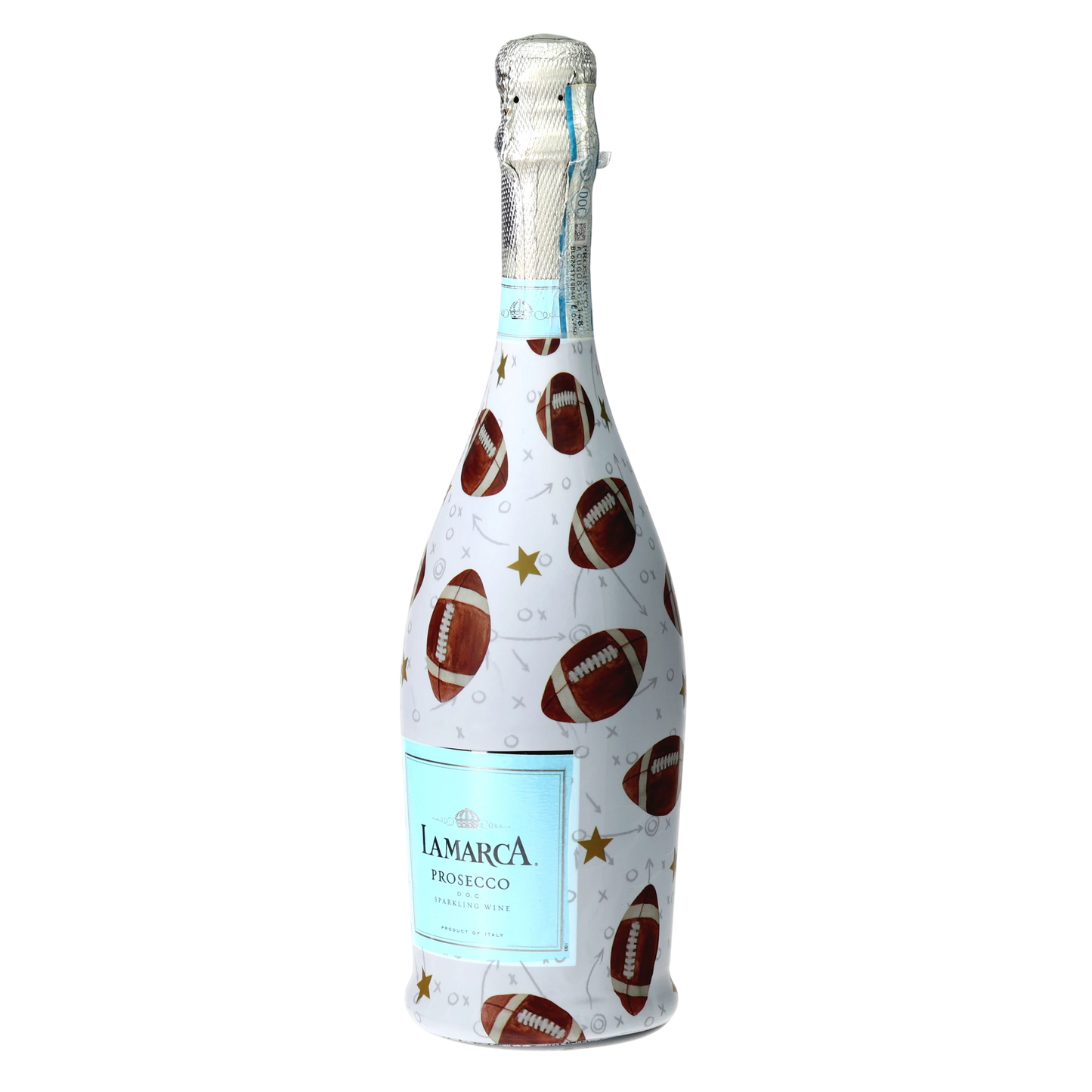 Football Prosecco Bottle Wrap