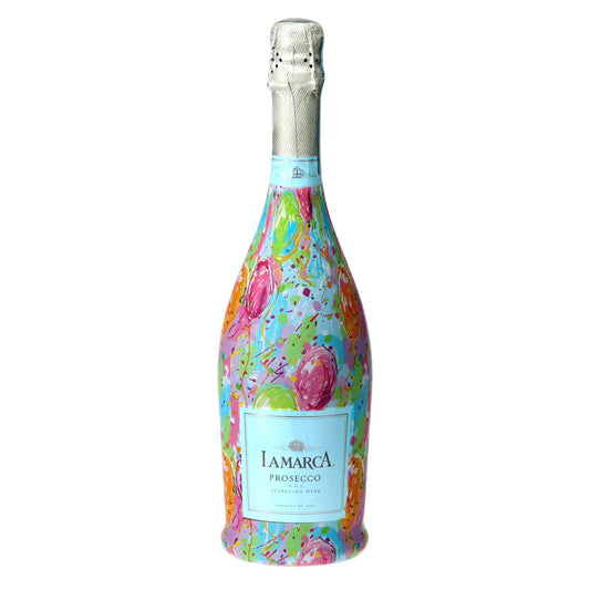 Happy Birthday Balloons Prosecco Bottle Wrap
