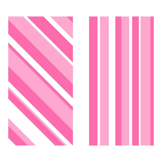 Pink Striped Beach Quick Dry Towel: Pink