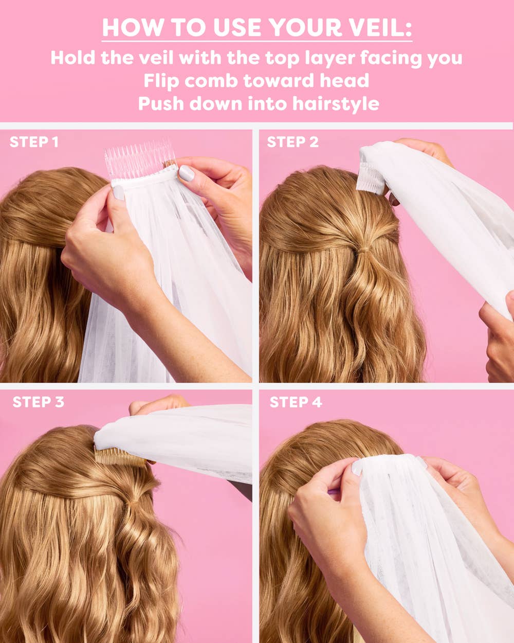Pearl Bridal Veil, Bachelorette Party Accessory