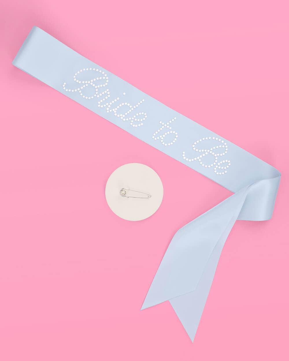 Pearl Bride To Be Sash | Blue Bachelorette Bridal Shower