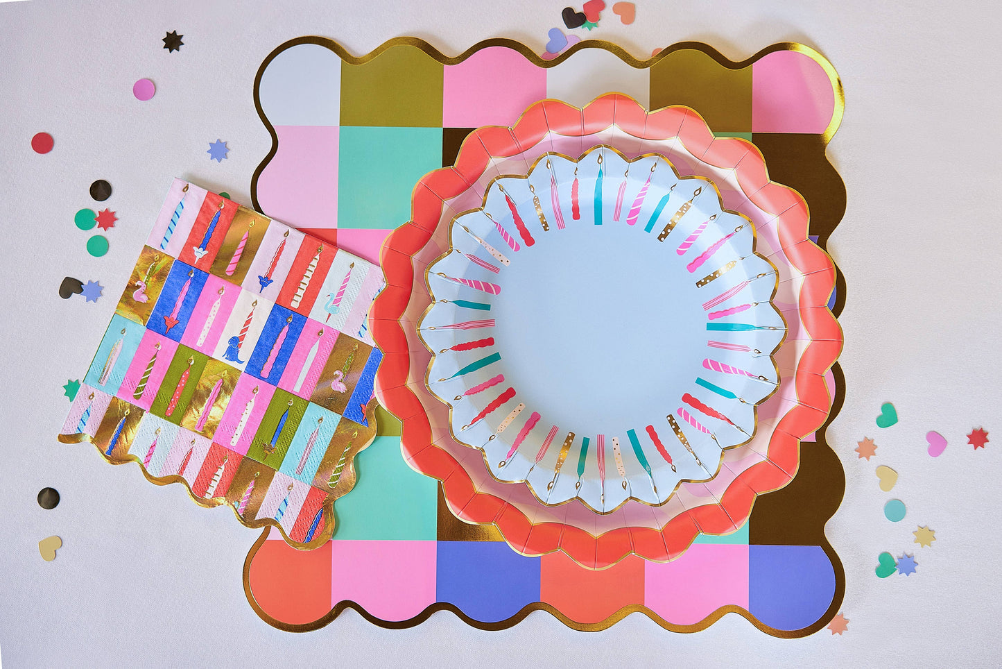 Birthday Wishes Dessert Plate Set