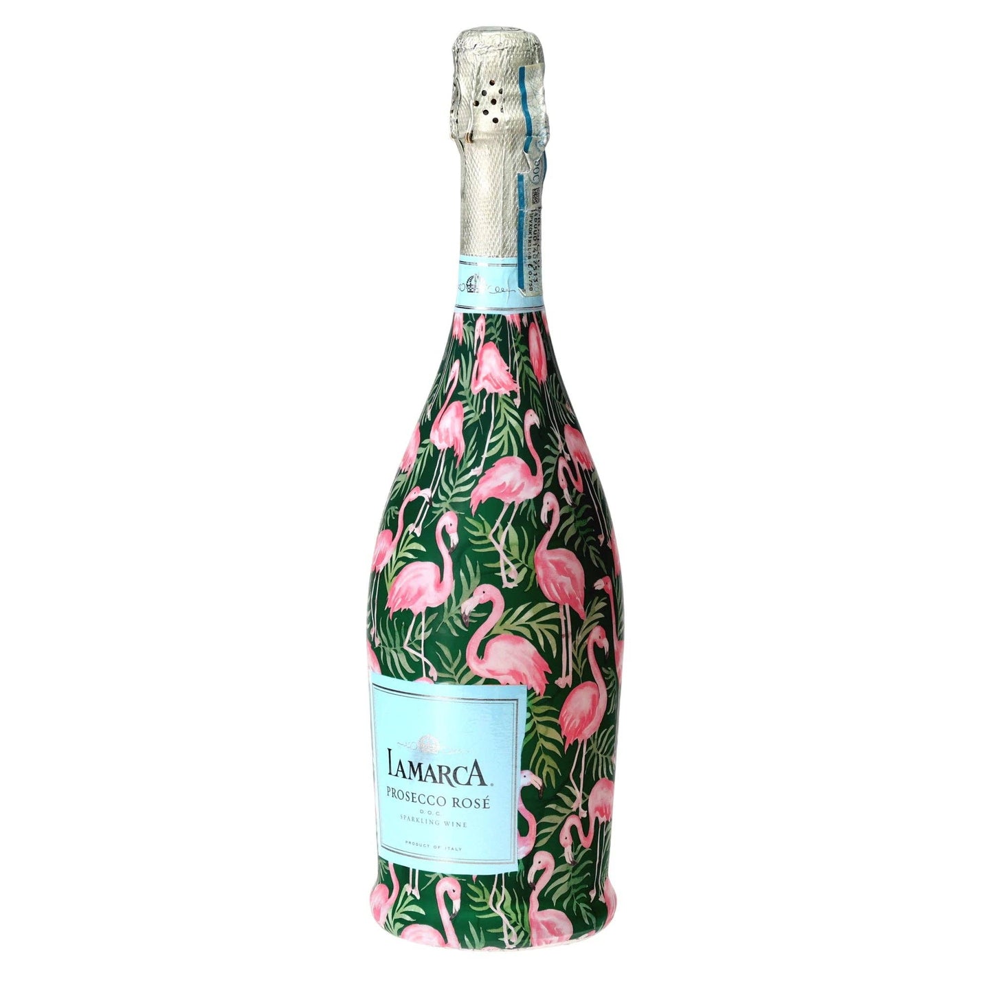 Palm Flamingo Club Prosecco Bottle Wrap