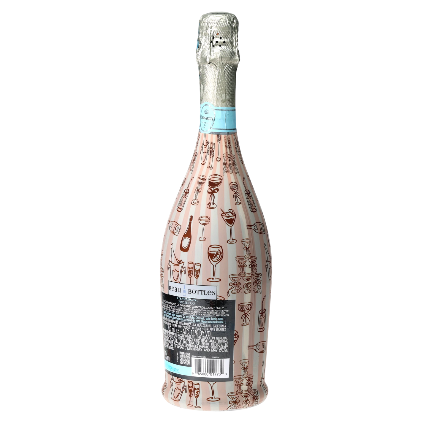 Toast & Bubbles Prosecco Bottle Wrap
