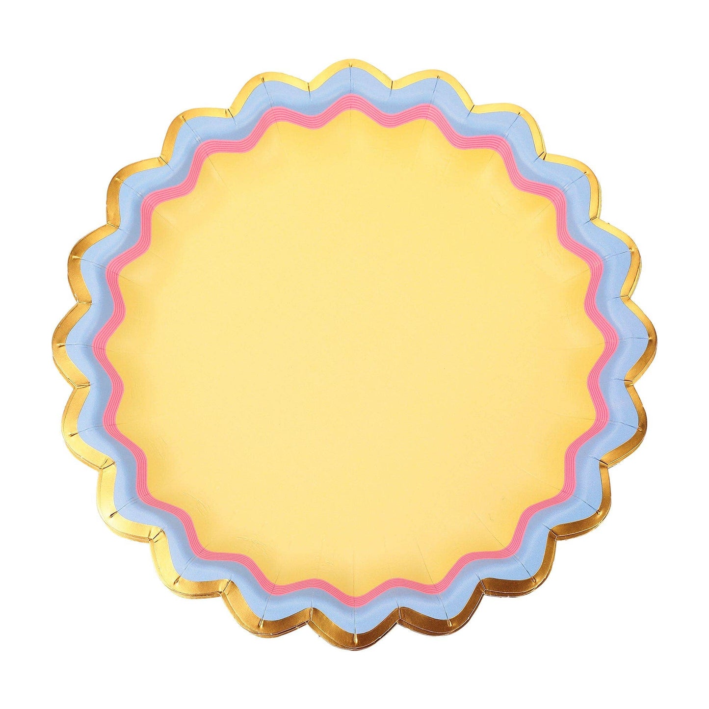 Rainbow Ric Rac Assorted Dessert Plates (10 ct)