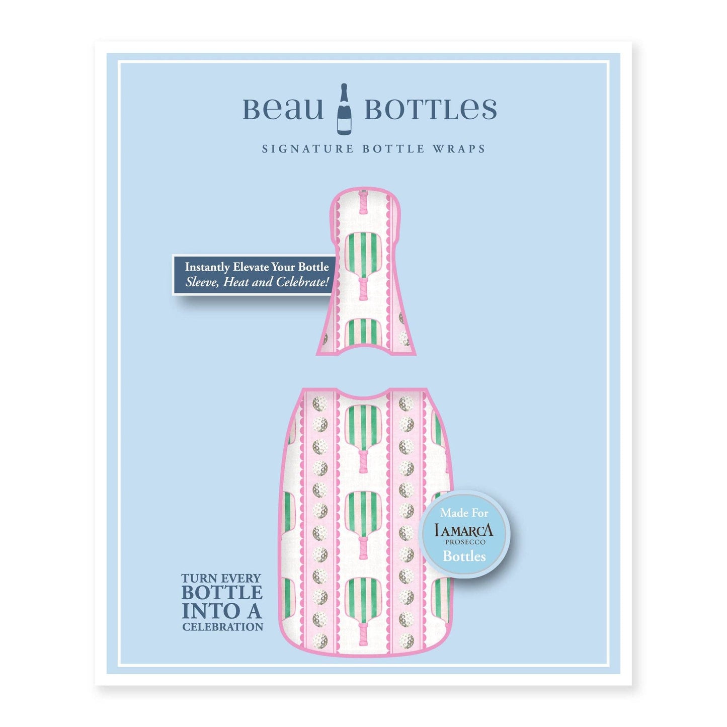 Dinks & Drinks Prosecco Bottle Wrap