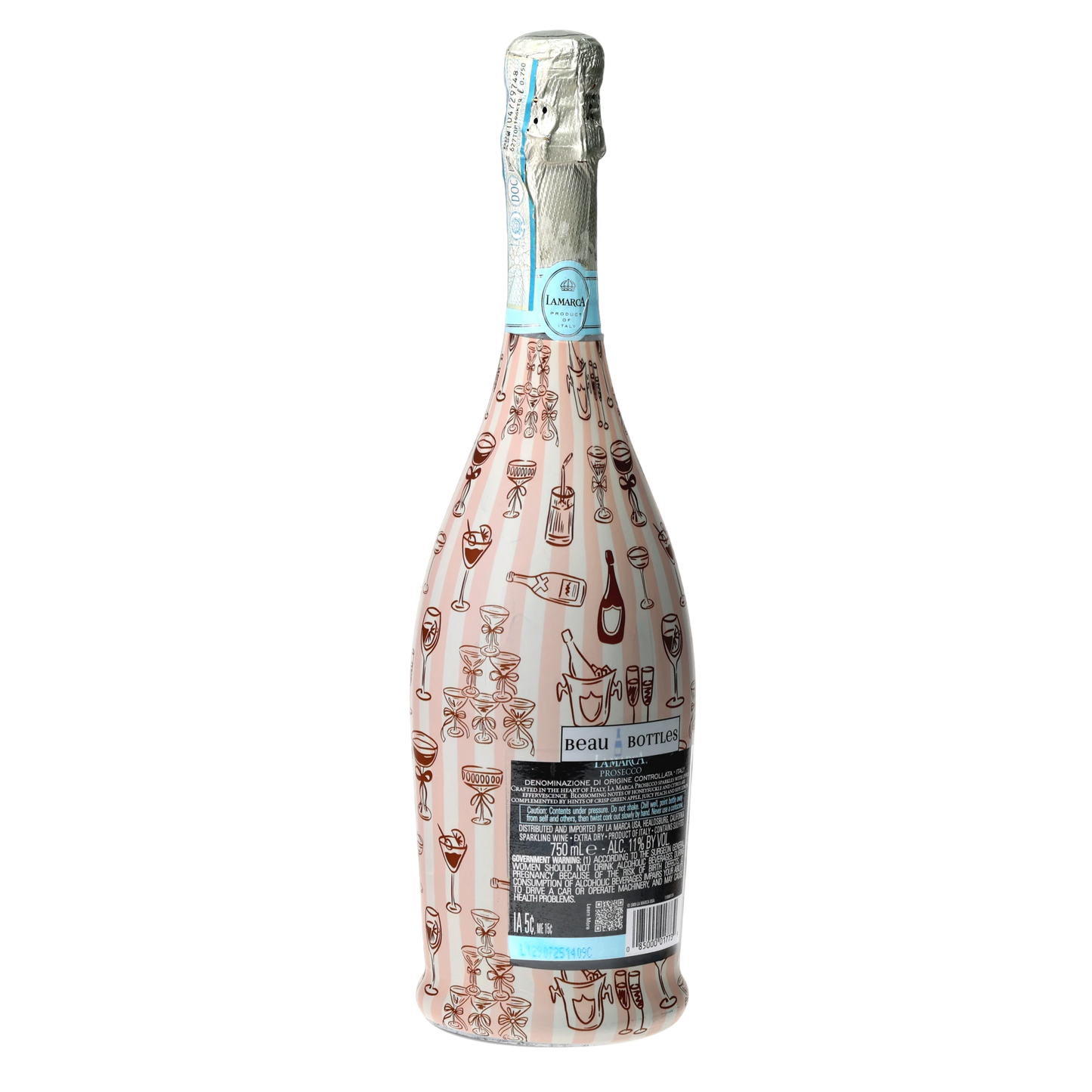 Toast & Bubbles Prosecco Bottle Wrap