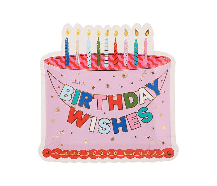 Birthday Wishes Dessert Plates (10 count)