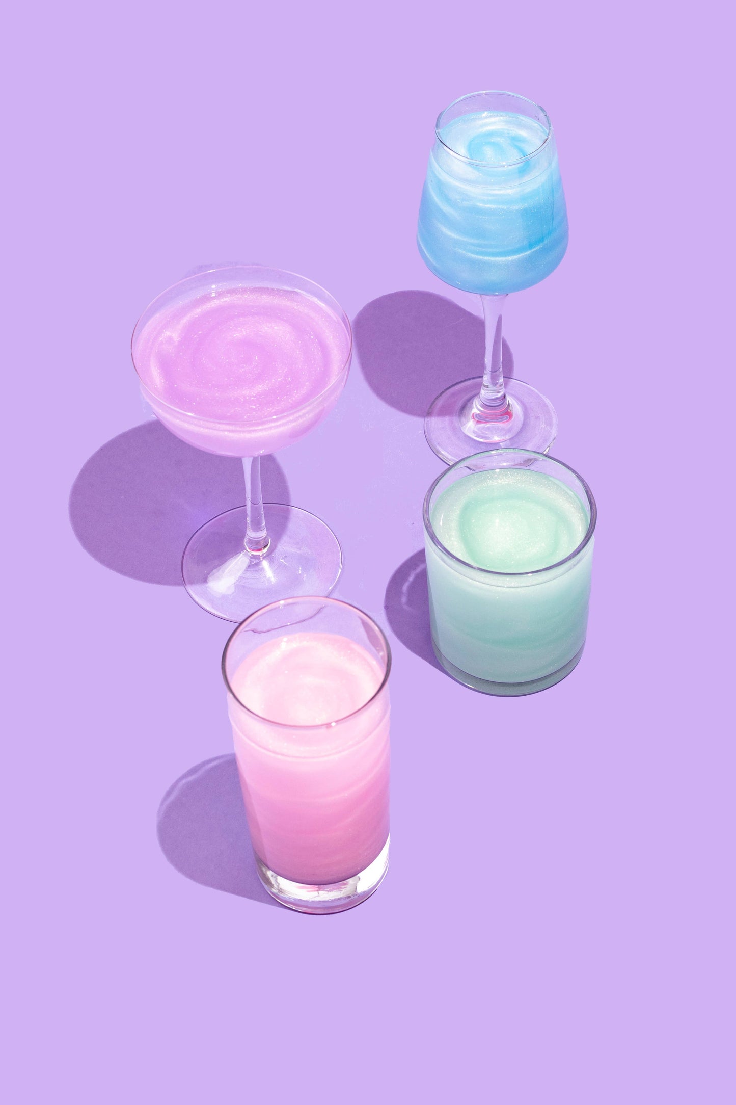 Prism Cotton Candy Drink Glitter Bombs