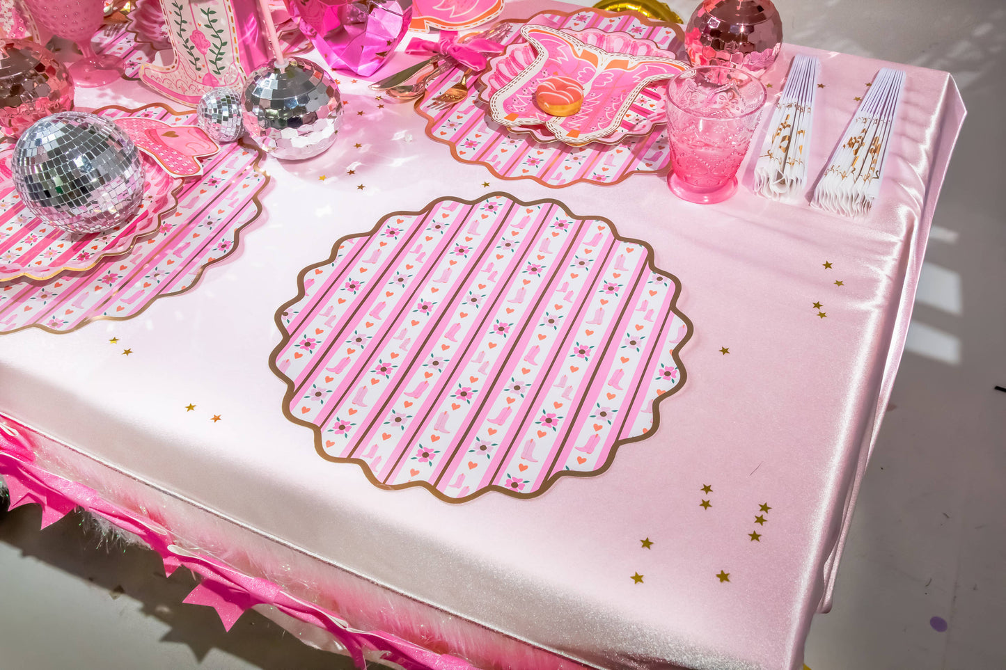 Boot Scoot Blooms Placemat Set