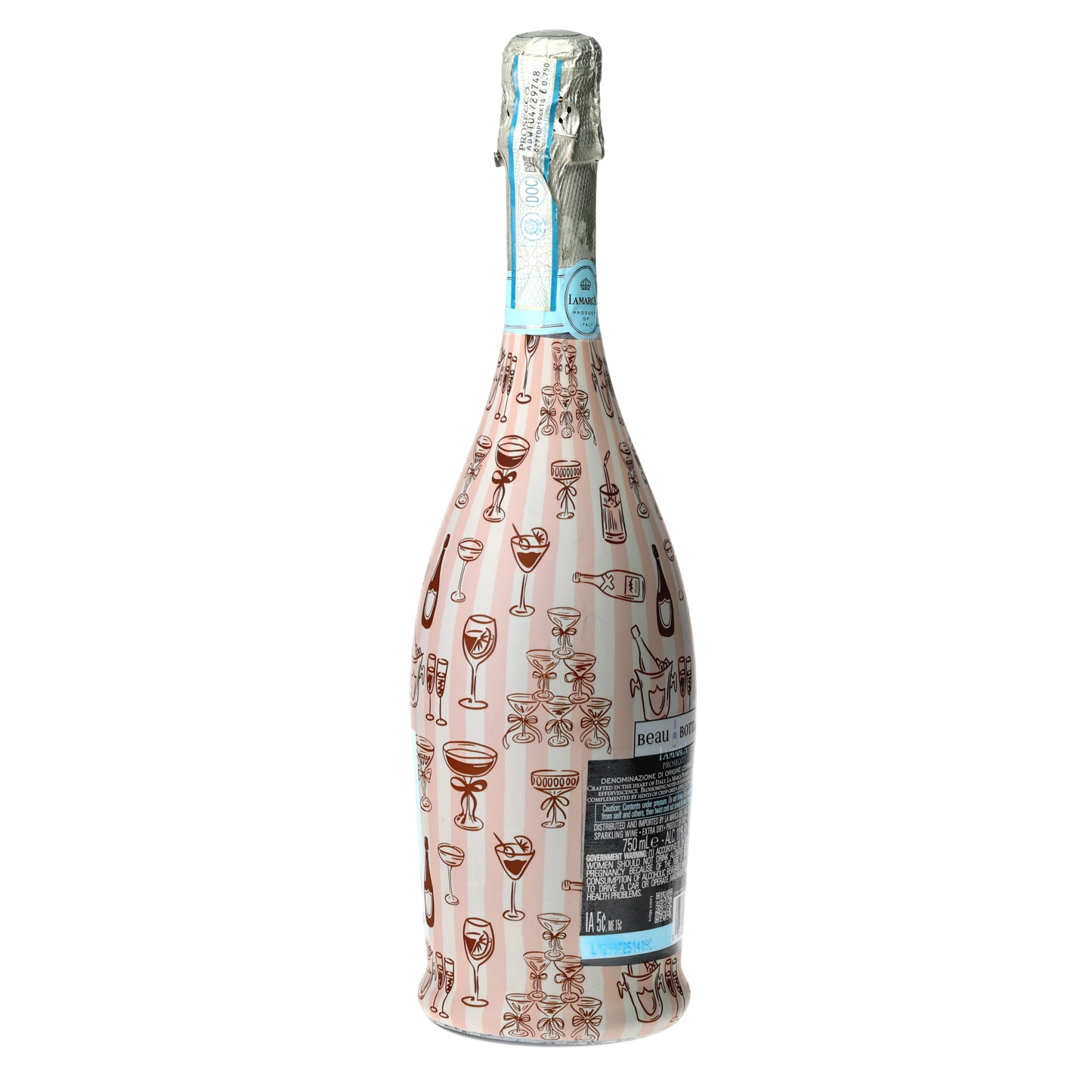 Toast & Bubbles Prosecco Bottle Wrap