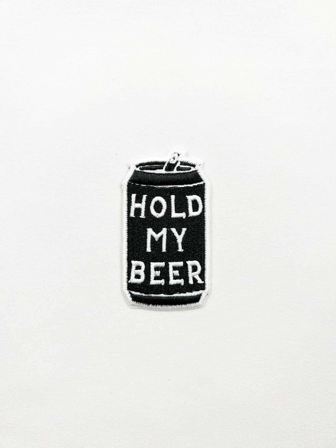 Hold My Beer Patch Embroidered Iron-On Patch Southern Outlaw