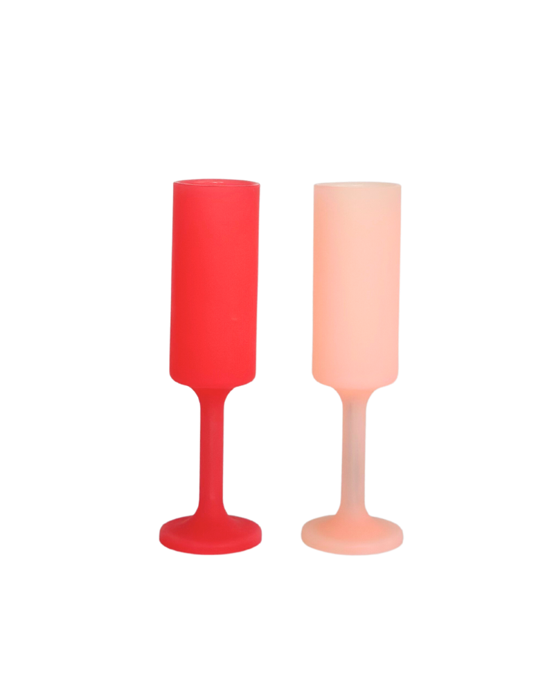 Cherry + Blush | Seff | Silicone Unbreakable Champagne Flute