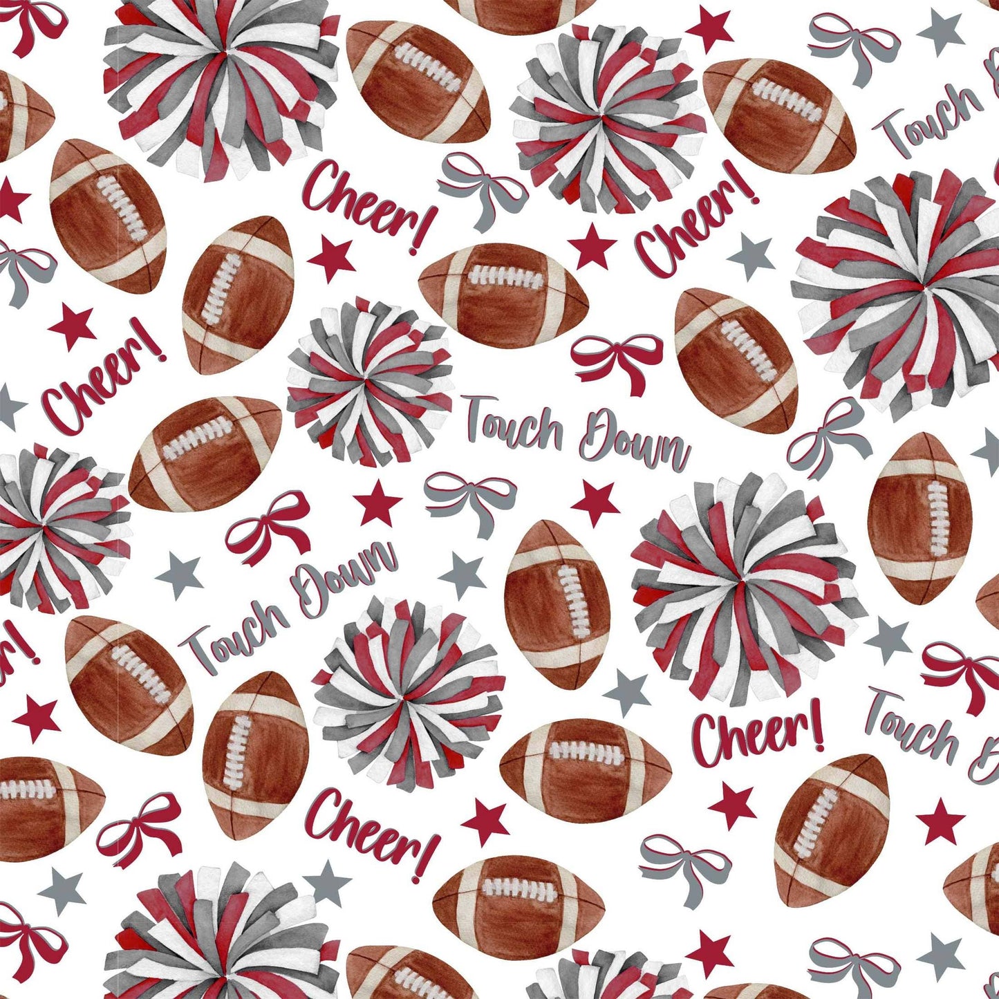 Crimson & Grey Game Day Prosecco Bottle Wrap