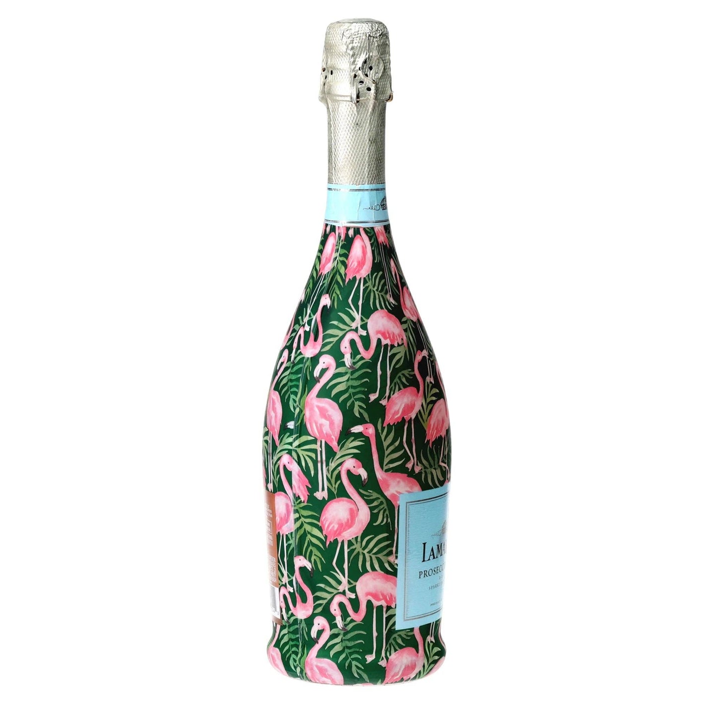 Palm Flamingo Club Prosecco Bottle Wrap