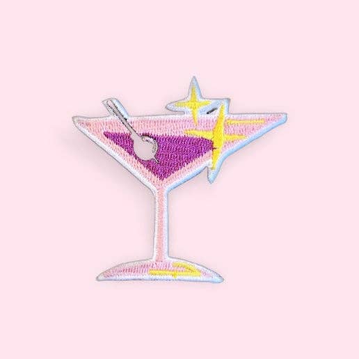 Martini Glass patch, cocktail patch, social drinking