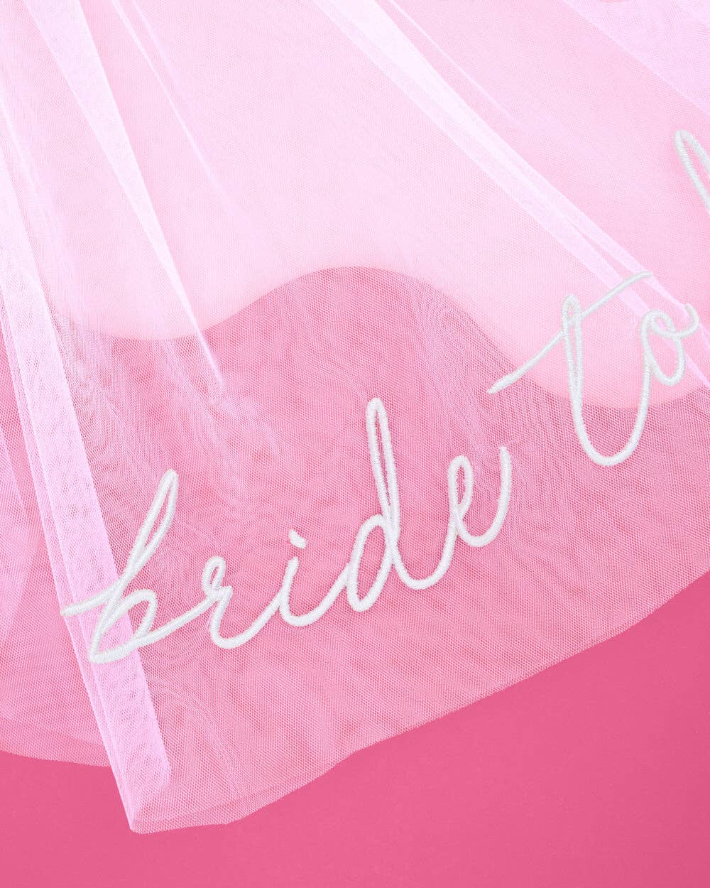 Bride To Be Embroidered Veil | White Bridal Shower, Bach