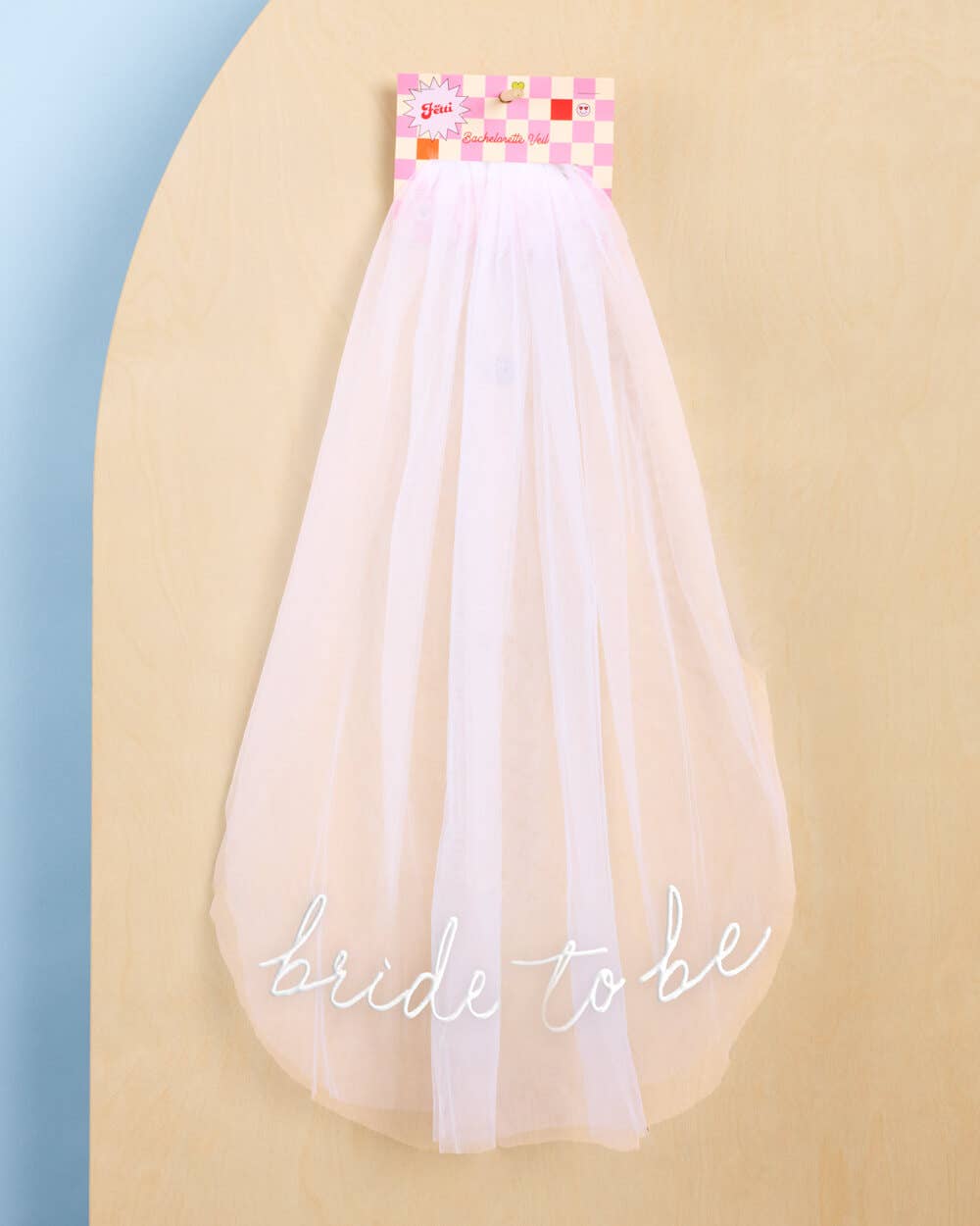 Bride To Be Embroidered Veil | White Bridal Shower, Bach