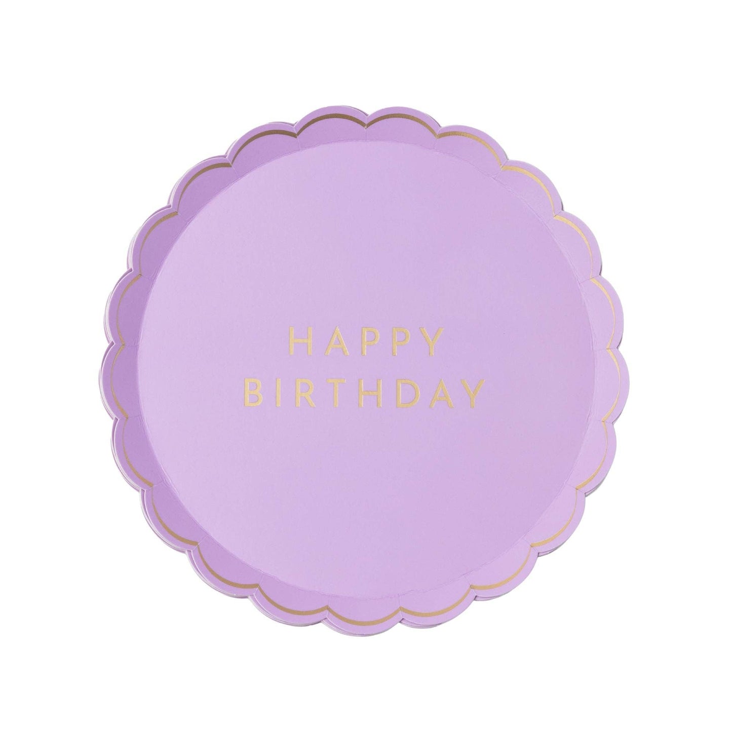 Le Lilac Signature Happy Birthday Small Plates (Set of 8)