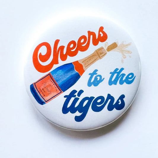 Cheers Tigers Button